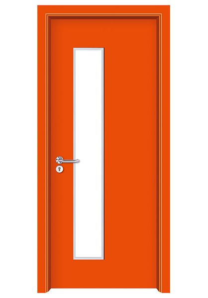 门业图片-医疗门YM-02 橙色医疗门图片